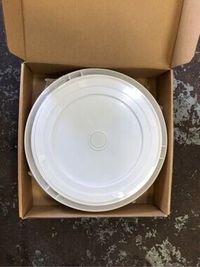 3-Inch Lazy Susan Turntable Organizers, 2-Pack, White and Gray